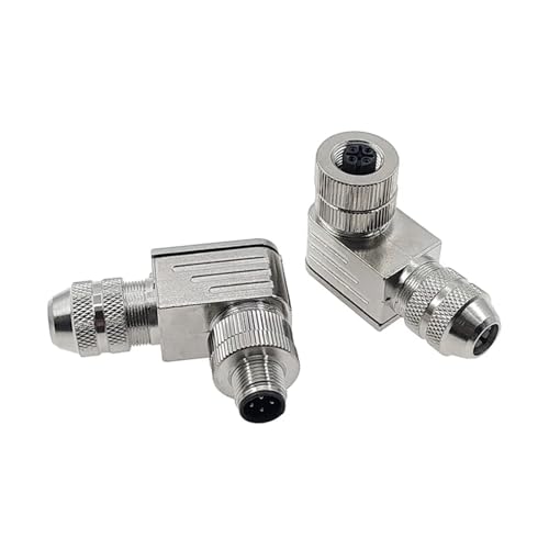 Conector de sensor M12 de 8 pines con acoplamiento tipo A a tornillo roscado 3
