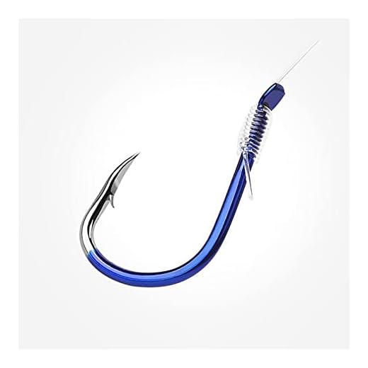 Ganchos de pesca 10 peças de aço de alto carbono anzol de lula de alto carbono pacote de linha de pesca marítima salgada para robalo truta água salgada equipamento de pesca de água doce (tamanho: 9#)