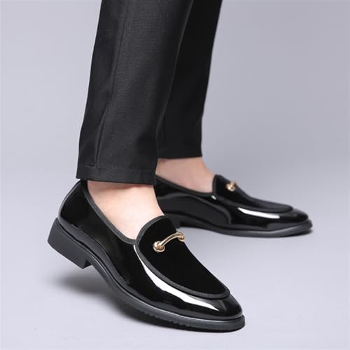 Dress Shoes for Men Luxury Italian Style Oxford Shoes for Men Patent Leather Groom Wedding Shoes2