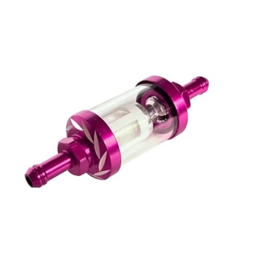 Carburateur de moto propre grâce au filtre à huile en aluminium 8 mm contre les impuretés