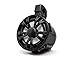 SoundExtreme TBB8 ExtremeTower Powersports Marine Waterproof Sealed 8-inch 2-Way – Battery-Powered Bluetooth Amplified Speaker 2-pc Set – Black
