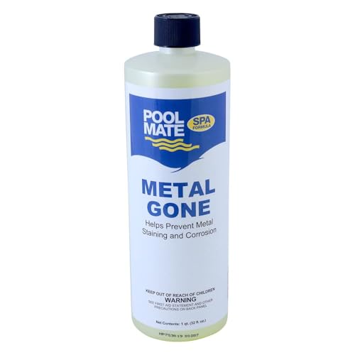 Pool Mate 1-Quart 2-Pack Metal Gone for Hot Tubs, Prevents Metal Staining, Made in USA by Pool Mate - Used condition - Image 2