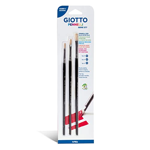 Pinceaux GIOTTO n 0 2 4 pour les activités créatives à la maison