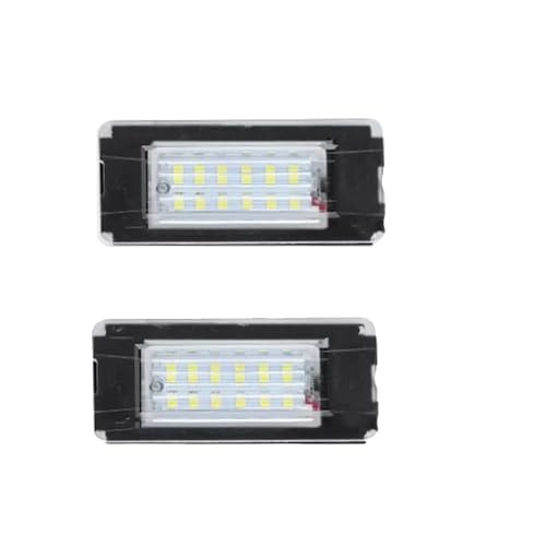 Luz Placa Matrícula Lámpara LED Coche Blanco para Mini Cooper R56 R57 R58 2PCS
