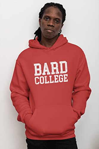 CreateMyTee Bard College Block Letters Unisex Hooded Sweatshirt - Bard Raptors Apparel2