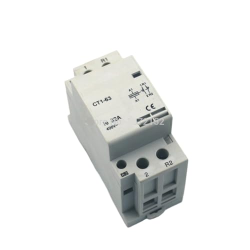 Contacteur modulaire bi-pôle 32A CT1 avec double contact 1NO 1NC pour réseau 50/60Hz