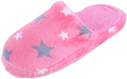 CTM® Girl’s Night Star Slip On Slippers