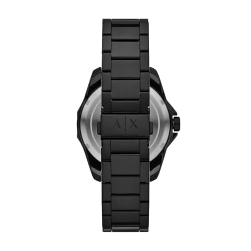 Image of Armani Exchange A|X Dive-Inspired Stainless Steel Watch for Men