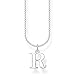Produktbild Thomas Sabo Damen Halskette Buchstabe R silber 925 Sterlingsilber, 38-45 cm Länge