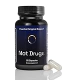 Not Drugs Proactive Hangover Support That Actually Works | Effective, Affordable & Backed by Science | 30 Capsules | 30 Doses | L-Cysteine, Vitamin B6, Vitamin C