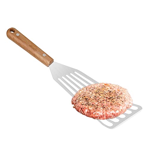 DMKJ Spatules à Poisson pour Batterie de Cuisine antiadhésive, Petite spatule en métal, Spatules à Fentes en métal avec poignée Ergonomique pour Retourner, Faire Frire, Griller, Accessoire de Cuisine Cover