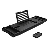 HBlife Bathtub Caddy Tray [Durable, Non-Slip], One or Two Person Bath and Bed Tray, Extending Sides...