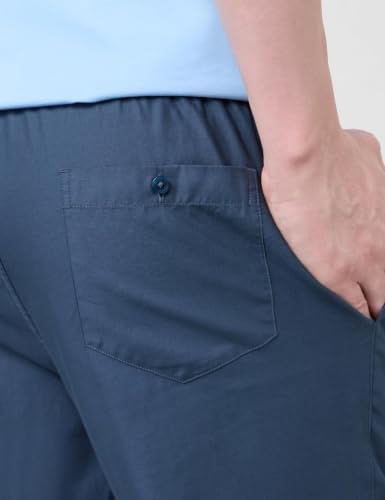 Image of Symbol Premium Men's 100% Cotton Super Soft Solid Pyjamas | Elasticated Waistband | Dual Side Pockets | Available in Plus Sizes