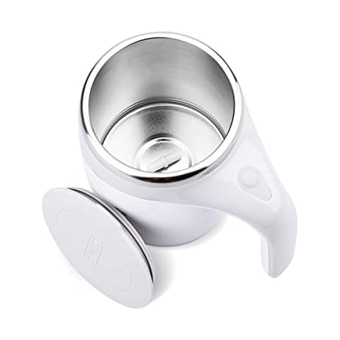 FOXNSK Taza Autoagitadora para Café/Leche/Té/Caliente Chocolate Cover