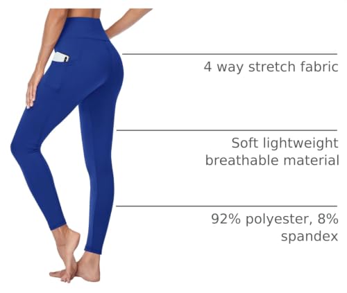 Image of GAYHAY High Waisted Capri Leggings for Women - Soft Slim Yoga Pants for Running Cycling Workout