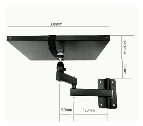Support mural pour projecteur LCD-122PR-2 orientable inclinable 8kg - 3