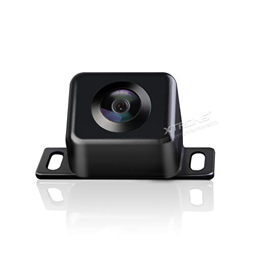 XTRONS Car Front View Forward Camera for Parking Monitor Non Mirror Image Without Lines