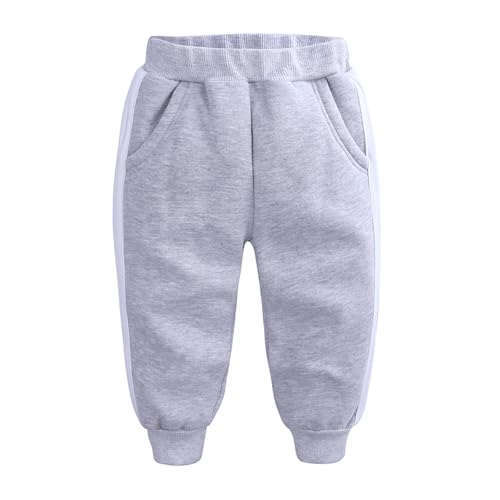 Boys Active Jogger Sweatpants Fleece Lined Comfortable Casual Athletic Pants with Pockets for Fall Winter Outdoor