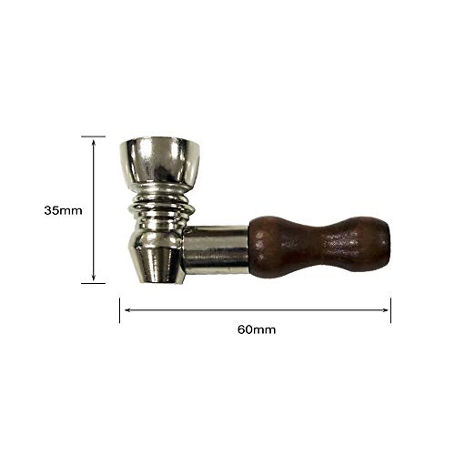 Opuntia Mo Formax420 Aluminium Hand Roken Pijp Voor Tabak Pocket Hout Filter Tip Pijp Zwart en Bruin Stuur Willekeurig - Image 5
