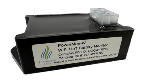 PowerMon-W - WiFi/IoT Advanced Battery Monitor/DC Power Meter with Data Logging