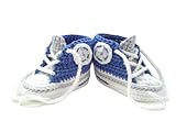 Babyschuhe - Turnschuhe - Sneaker gehäkelt gestrickt Schuhgröße 14/15