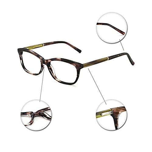 Image of OCCI CHIARI Womens Eyewear Frame Stylish eyeglasses with Non-prescription Clear Lens