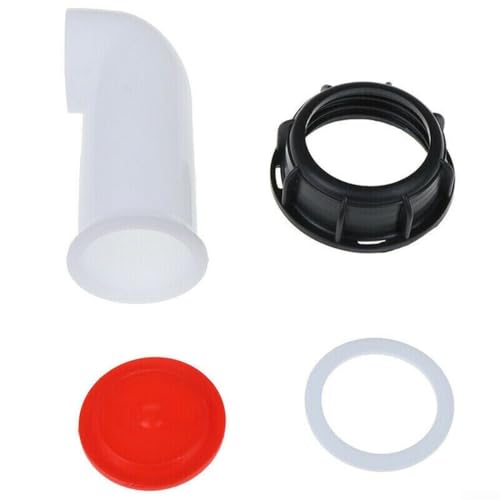 Lot de 2 raccords de robinet de vidange de réservoir IBC pour eau, huile, carburant, buse diesel