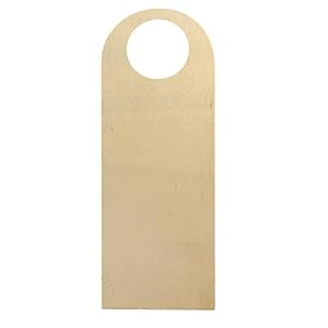 Rayher 6188900 houten deurhangers, 26 x 9,5 cm, SB-Btl 1 stuk