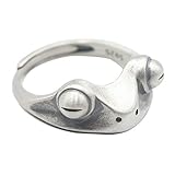 🐸【MATERIAL】 ---- Hochwertige, haltbare 925er Sterlingsilberringe für Damen und Mädchen.