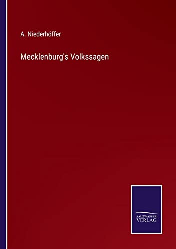 Mecklenburg's Volkssagen (German Edition)