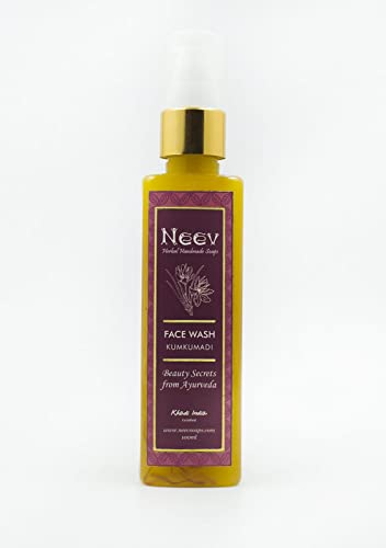 Neev Kumkumadi Face Wash Beauty Secrets from Ayurveda - 100 ml (3.52 oz)