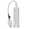 You2Toys Horny Dots Penispumpe – verführerische Vakuumpumpe für Männer, Penispumpe mit Pumpball, Potenzpumpe für Stimulation und Training, transparent