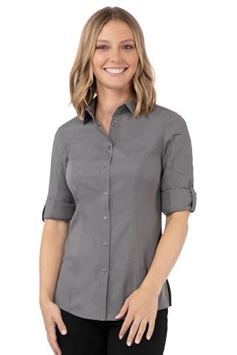 Chef Works Women's Seville Shirt with Mesh Panels