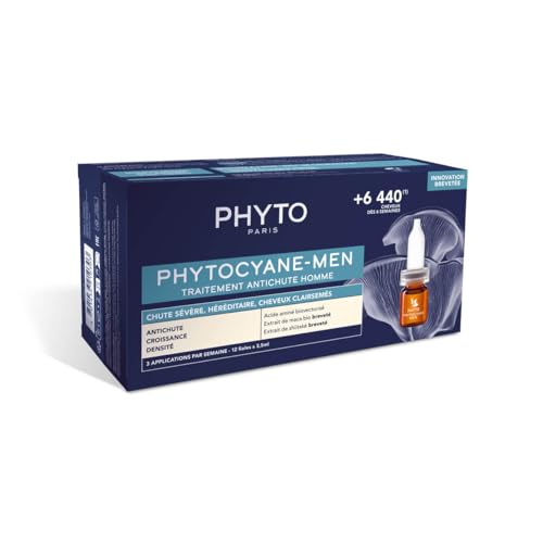 PHYTO CYANE-MEN tratamiento anticaĂda hombre 12 x 3,5 ml