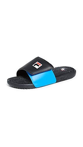 Fila Men's Slidebender Adley Sandals Black/Dibl/Red 6
