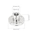 MECCANIXITY 1 Pcs 6mm Flange Coupling Connector Rigid Guide Model Coupler Accessory Shaft Axis Fittings with Mini Hex Wrench and Fastening Screw for DIY RC Model Motors