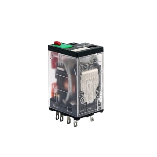 Relé intermedio RXM4AB2B7 de 14 pines y 6A para automatización industrial CA 24V
