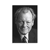 Willy Brandt Poster, Gemälde, Leinwand, Wandkunst, 