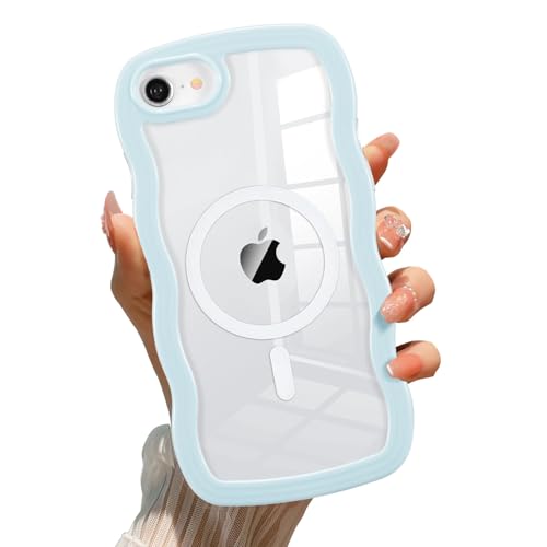 Coque iPhone 17e MagSafe cadeau idéal fille avec son cadre ondulé