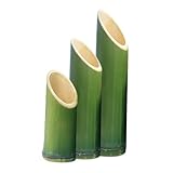 Polyvalence décorative : idéal pour les compositions , comme centre de table de mariage ou comme objet décoratif, vases en bambou, vase de bureau