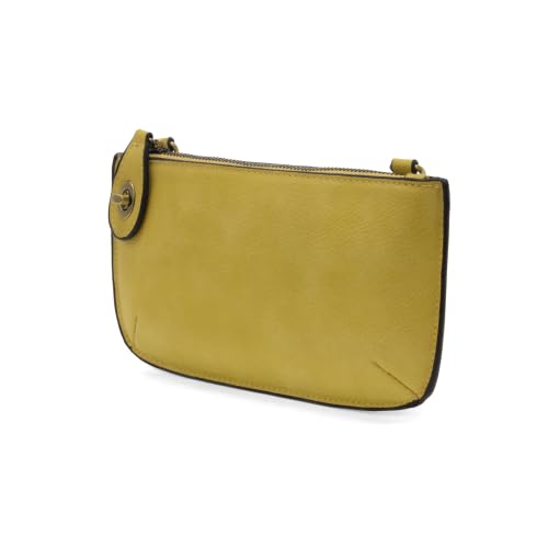 Image of Joy Susan Women's Fashion Purse Mini Crossbody Wristlet Clutch Hand Bag - Shortbread Yellow