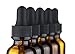 The Bottle Depot - 24 Pack - 1 oz Glass Bottle with Dropper - Clear Amber - 20-400 Neck Finish - Boston Round Bottles - UV Rays Protection