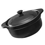 Cuisson en cocotte : sa surface antiadhésive et lisse facilite le nettoyage et permet un gain de temps. résistante à la chaleur, elle ne se fissure pas et ne se casse pas facilement pendant la cuisson. cocotte multifonctionnelle