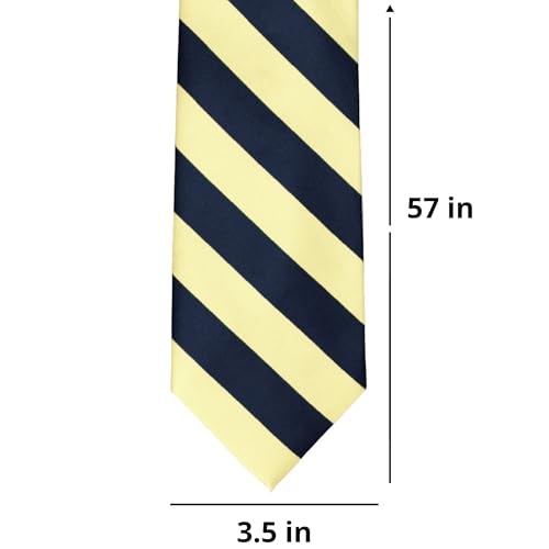 Image of tiemart Men's Striped Tie Standard Length
