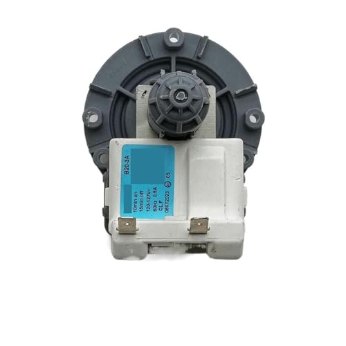 Motor De Bomba De Drenaje For Lavadora De Tambor, Compatible Con Hanyu, For Válvula B20-3A 11001011002089, 120 V, 60 Hz, N(B20-3A single pump h)