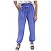 Produktbild Eaylis Damen Mode Pant Lange Haremshose, Loose Sommerhose Leicht Freizeithose Bedruckte Boho Strand Hosen Lässige Haremshose Casual Strandhose Leinenhose Hose mit Weitem Bein Loose Fit Sweathose