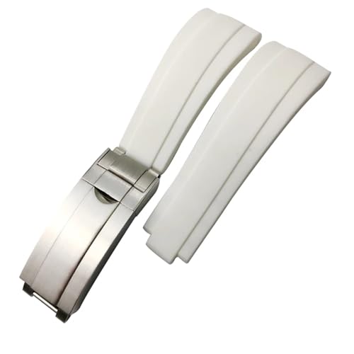 Bracelet Oysterflex Deepsea souple en caoutchouc 21mm résistant pour GMT et Yacht Master