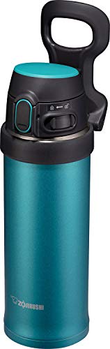 Image of Zojirushi SM-QHE48GK, Flip-and-Go Stainless Mug, 16-Ounce, Teal