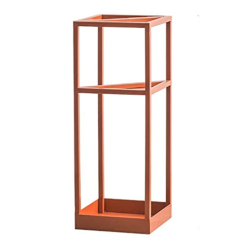 Porte-parapluie double couche en métal au design moderne épuré