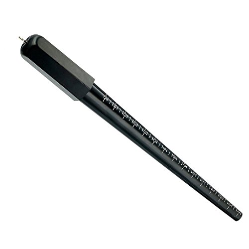 Grooved Plastic Ring Mandrel US Sizes 1-15 by Quarter Increments